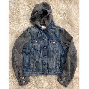 Rag and Bone Jeans Denim Jacket Bradford Hooded